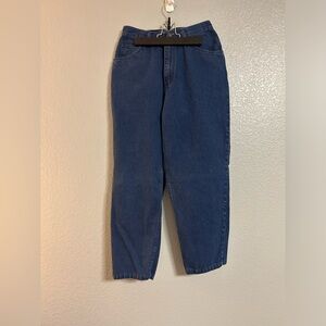 Women’s Gitano dark Blue High Rise Tapered denim Jean pants size 8